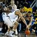 Michigan sophomore Jon Horford dives for a loose ball in the game against Penn State on Sunday, Feb. 17. Daniel Brenner I AnnArbor.com